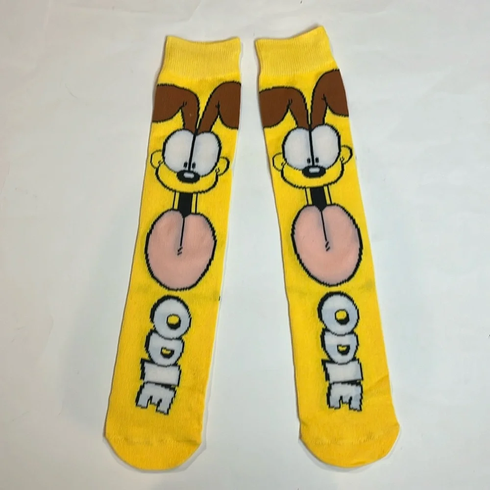 Garfield Character Odie The Dog Cotton Unisex Socks - Picture 2 of 8